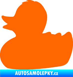 Samolepka Kachnička 001 levá Fluorescentní oranžová