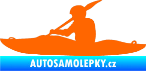 Samolepka Kanoista 003 levá Fluorescentní oranžová