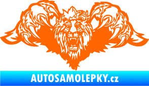 Samolepka Kapota 041 lev Fluorescentní oranžová