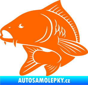 Samolepka Kapr 008 levá Fluorescentní oranžová