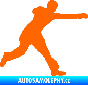 Samolepka Karate 004 pravá Fluorescentní oranžová