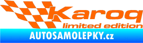 Samolepka Karoq limited edition levá Fluorescentní oranžová