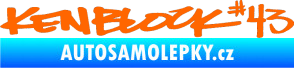 Samolepka Kenblock 43 Fluorescentní oranžová