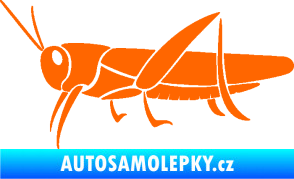 Samolepka Kobylka 002 levá Fluorescentní oranžová