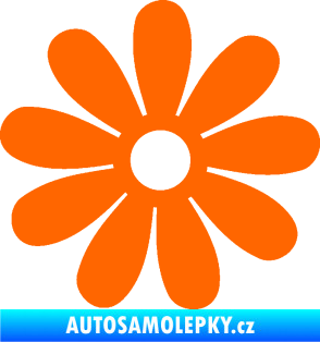 Samolepka Kopretina 001 Fluorescentní oranžová