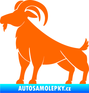 Samolepka Kozel 005 Fluorescentní oranžová