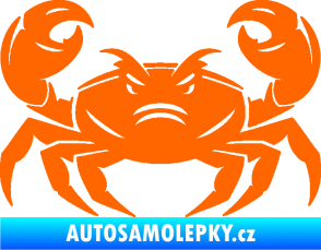 Samolepka Krab 003 Fluorescentní oranžová