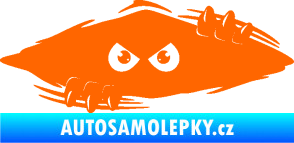 Samolepka Kuk 003 levá šmírák Fluorescentní oranžová
