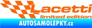 Samolepka Lacetti limited edition levá Fluorescentní oranžová