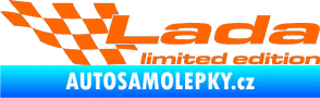 Samolepka Lada limited edition levá Fluorescentní oranžová
