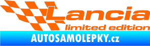 Samolepka Lancia limited edition levá Fluorescentní oranžová