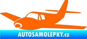 Samolepka Letadlo 001 levá Fluorescentní oranžová
