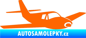 Samolepka Letadlo 001 pravá Fluorescentní oranžová