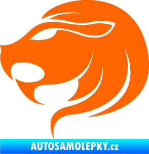 Samolepka Lev zvěrokruh 002 levá Fluorescentní oranžová
