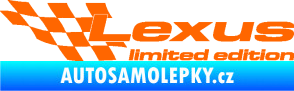 Samolepka Lexus limited edition levá Fluorescentní oranžová