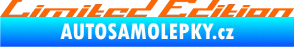 Samolepka Limited edition 009 Fluorescentní oranžová