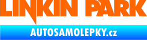 Samolepka Linkin Park 002 Fluorescentní oranžová