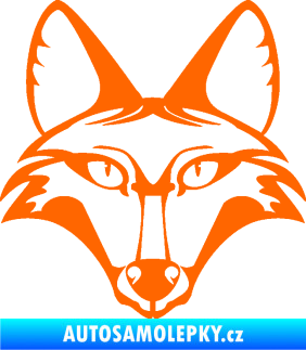 Samolepka Liška 001 Fluorescentní oranžová
