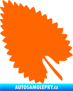 Samolepka List 001 levá Fluorescentní oranžová