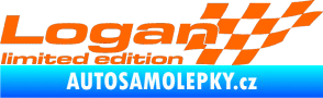 Samolepka Logan limited edition pravá Fluorescentní oranžová