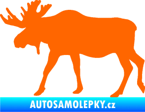 Samolepka Los 008 levá Fluorescentní oranžová