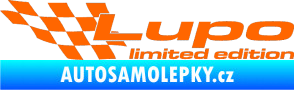Samolepka Lupo limited edition levá Fluorescentní oranžová