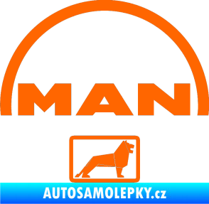 Samolepka MAN - Truck Fluorescentní oranžová