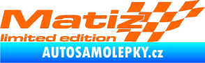 Samolepka Matiz limited edition pravá Fluorescentní oranžová