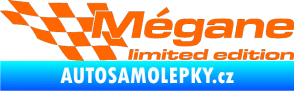 Samolepka Mégane limited edition levá Fluorescentní oranžová