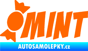 Samolepka Mint bonbón Fluorescentní oranžová