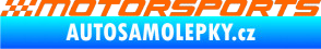 Samolepka Motorsports 001 Fluorescentní oranžová