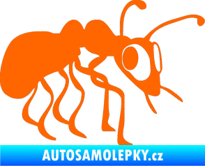 Samolepka Mravenec 001 pravá Fluorescentní oranžová