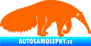 Samolepka Mravenečník 001 pravá Fluorescentní oranžová