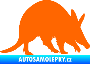 Samolepka Mravenečník 002 pravá Fluorescentní oranžová