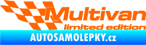 Samolepka Multivan limited edition levá Fluorescentní oranžová