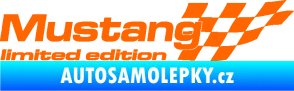 Samolepka Mustang limited edition pravá Fluorescentní oranžová