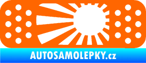 Samolepka Náplast 002 levá Fluorescentní oranžová