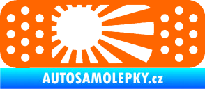 Samolepka Náplast 002 pravá Fluorescentní oranžová