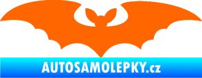 Samolepka Netopýr 006 Fluorescentní oranžová