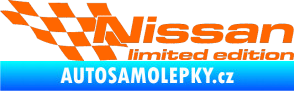 Samolepka Nissan limited edition levá Fluorescentní oranžová