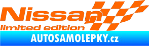 Samolepka Nissan limited edition pravá Fluorescentní oranžová