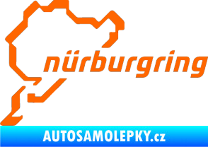 Samolepka Nurburgring Fluorescentní oranžová