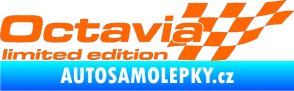 Samolepka Octavia limited edition pravá Fluorescentní oranžová