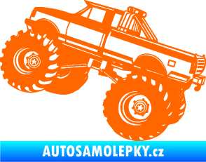 Samolepka Off Road 003 levá Fluorescentní oranžová