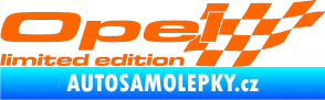 Samolepka Opel limited edition pravá Fluorescentní oranžová