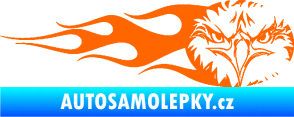 Samolepka Orel 004 pravá Fluorescentní oranžová