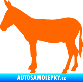 Samolepka Osel 002 levá Fluorescentní oranžová