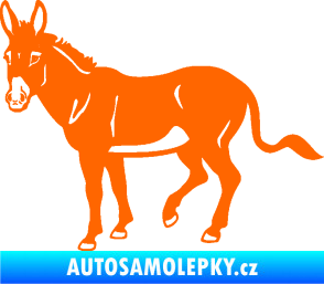 Samolepka Osel 003 levá Fluorescentní oranžová