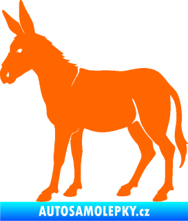 Samolepka Osel 008 levá Fluorescentní oranžová