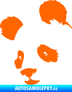 Samolepka Panda 004 levá Fluorescentní oranžová